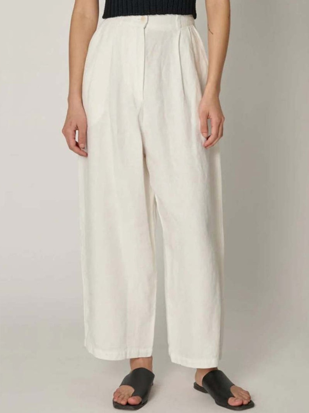 Shaina Mote Boy Trousers - Linen - Salt - 8